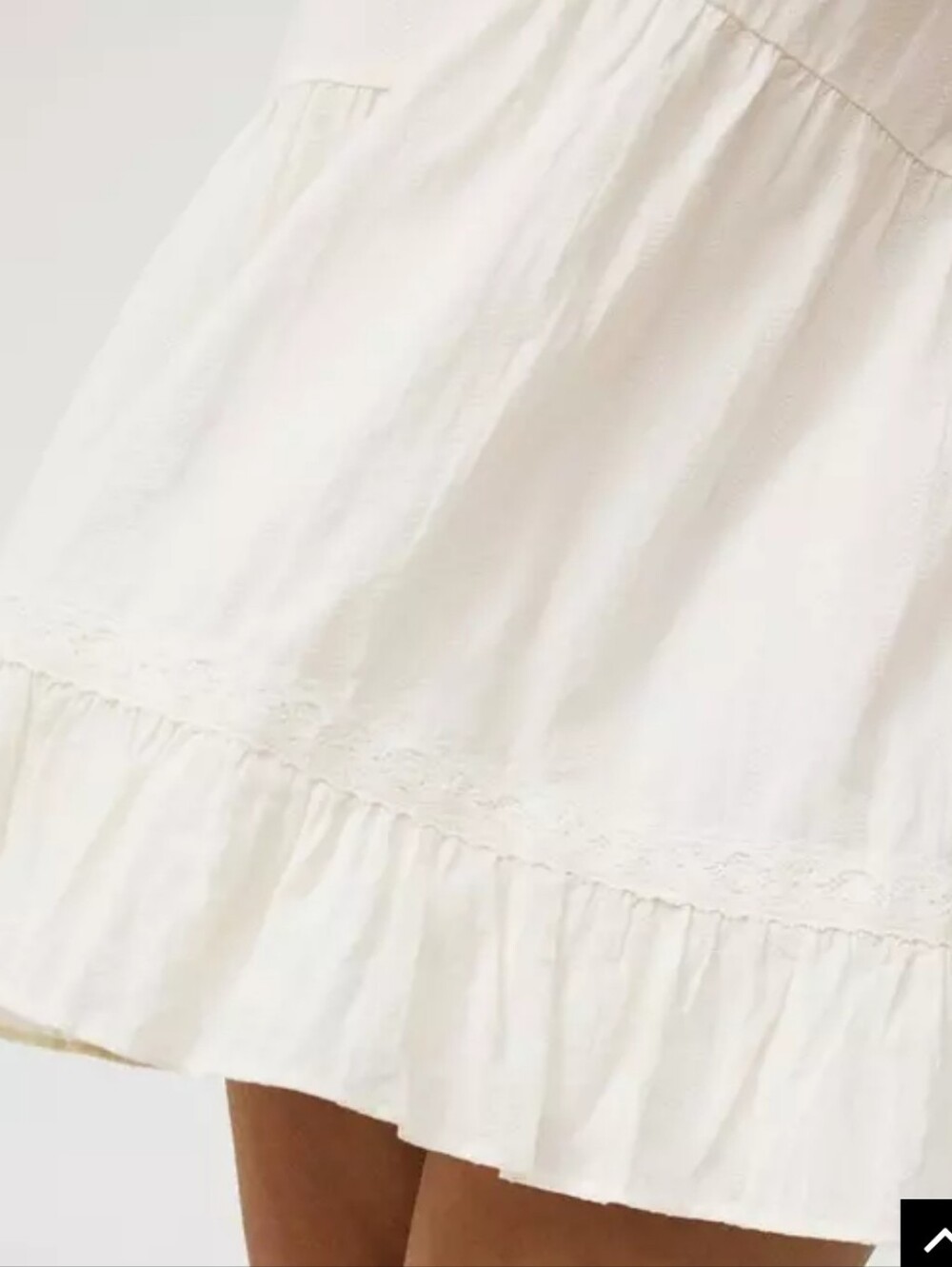 Torrid Drop-Waist Lace-Trim Mini Dress - Picture 3 of 5